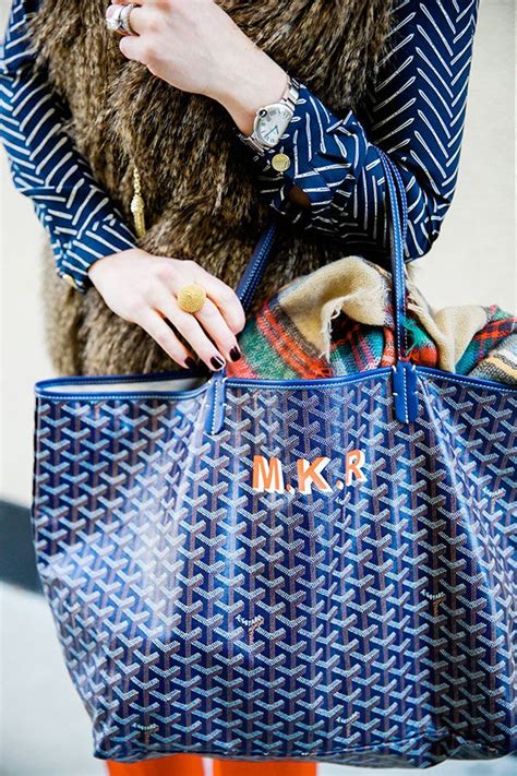 goyard monogram tote.